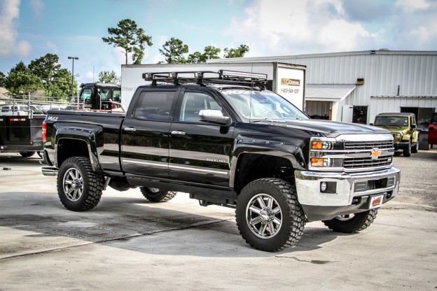 Lifted Chevy Silverado Truck