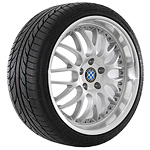 BMW WHEELS SKU 850 19 INCH SILVER RIMS WITH TIRES FREE SHIPPING