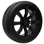 24" inch Black Cadillac Escalade wheels rims and tires 2009 2010 2011 2012 2013