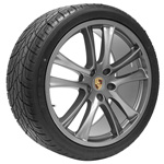 set of four 20" Porsche Cayenne wheels and tires mounted and balanced