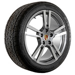 PORSCHE CAYENNE WHEELS SKU 165 20 INCH GUNMETAL WITH MACHINED ACCENTS RIMS WITH TIRES FREE SHIPP