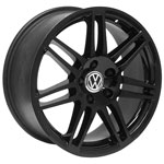 17" VW wheels CC Golf Passat EOS GTI Rabbit Jetta black - one set only -